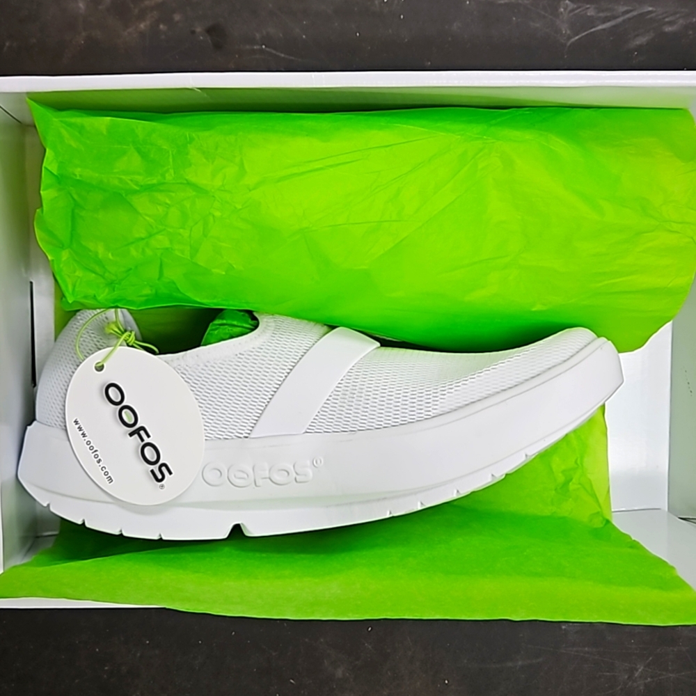 OOFOS Oomg Womens Mesh Low - White
